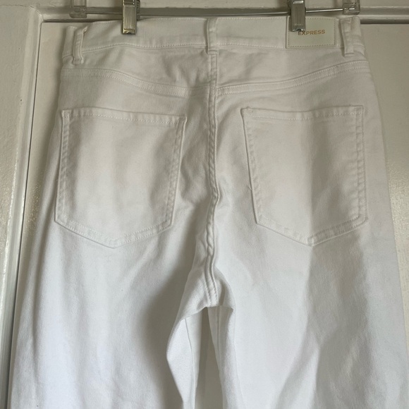 Express 90’s boot high rise distressed jeans size 6R - Picture 9 of 10